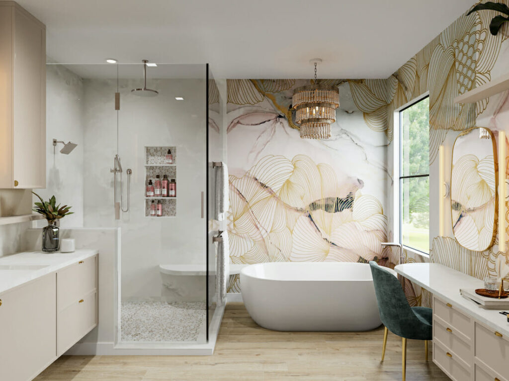 Decorating-a-bathroom-with-wallpaper-design-ideas-by-Decorilla